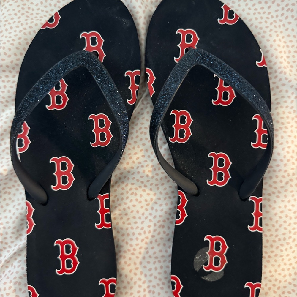 Reef Black and Red Sandals